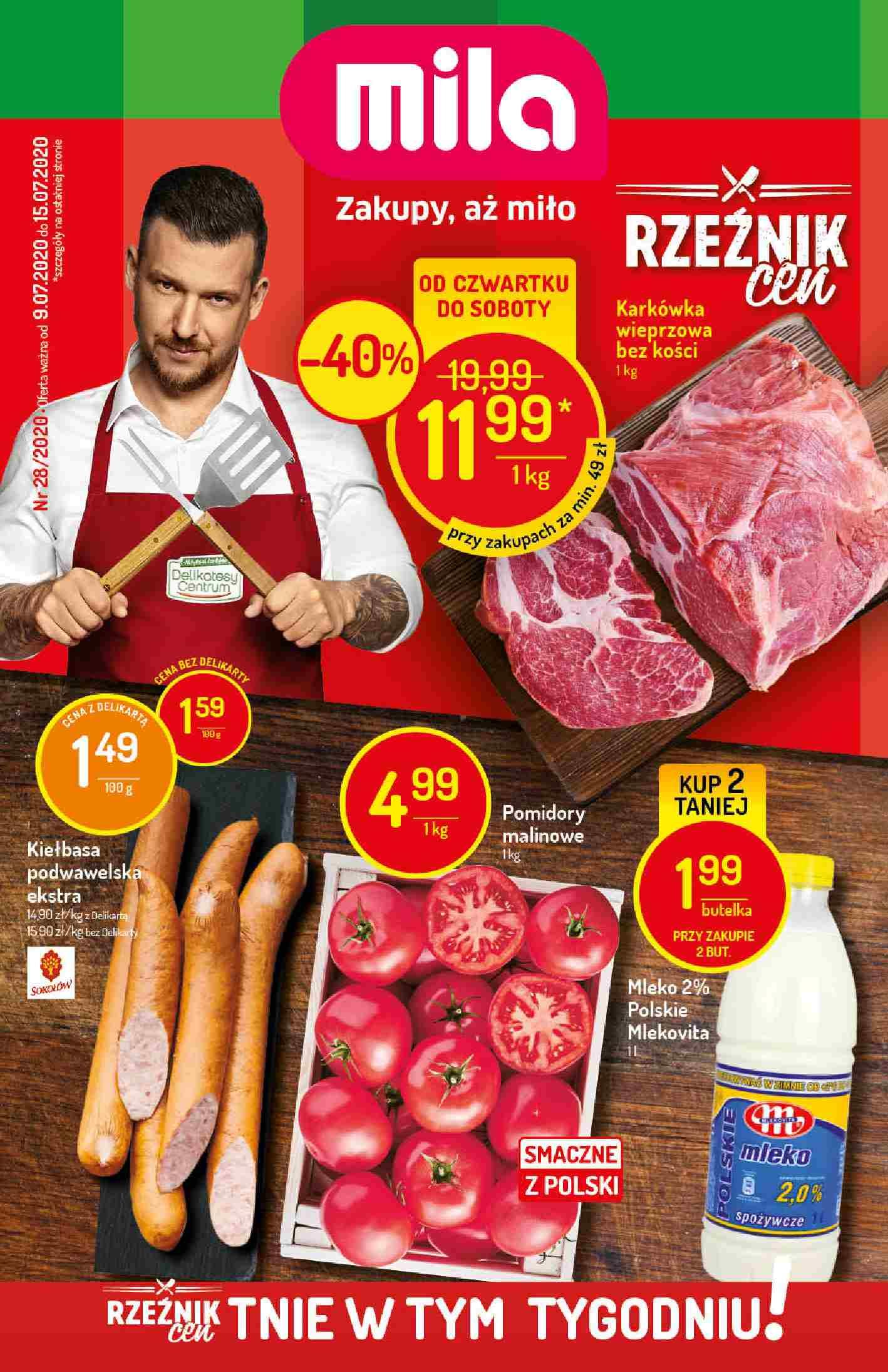 Gazetka promocyjna Mila str. 1