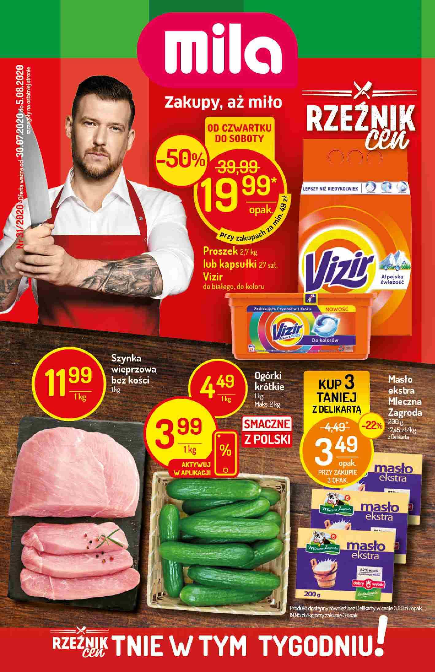 Gazetka promocyjna Mila str. 1