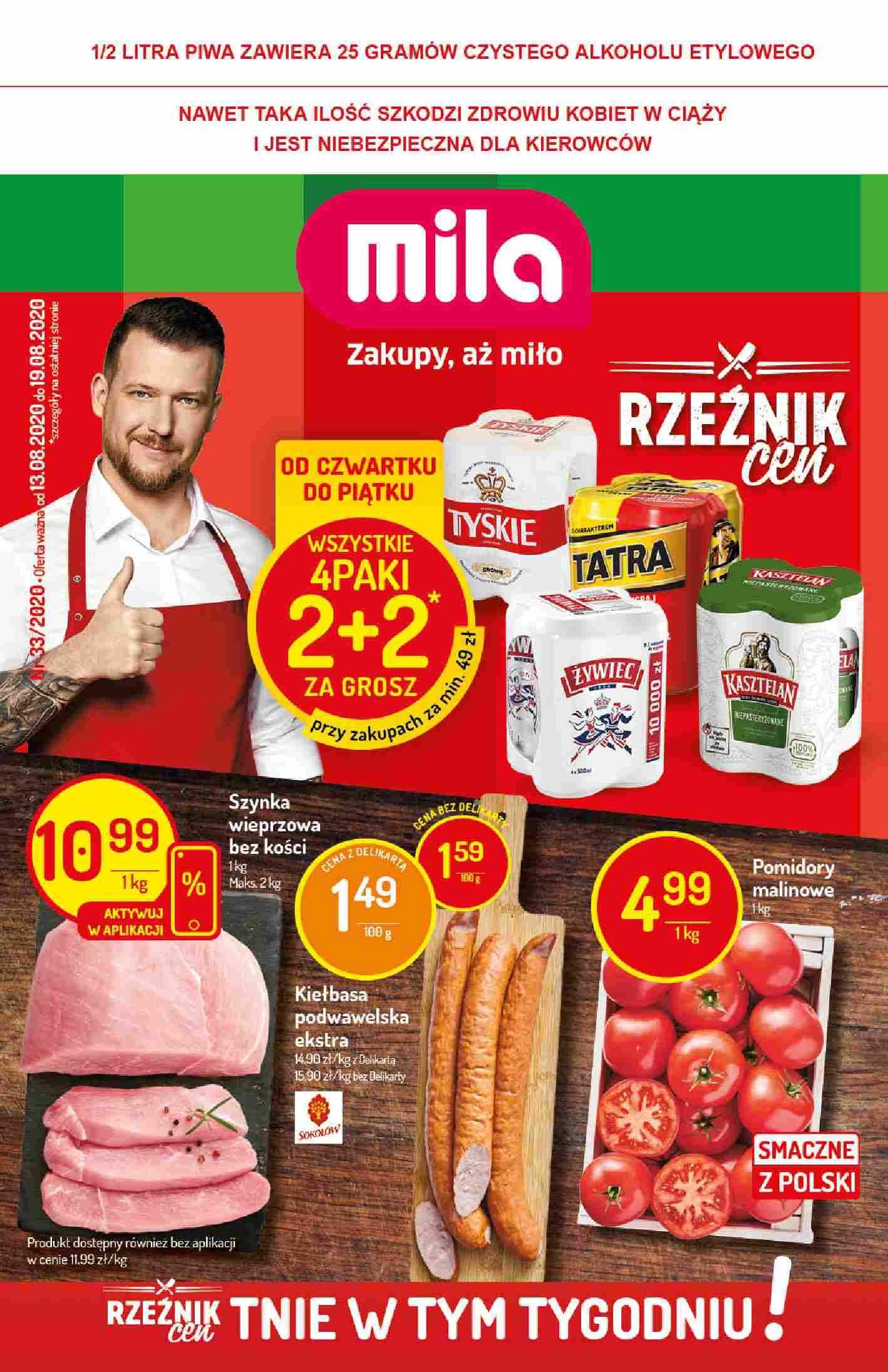 Gazetka promocyjna Mila str. 1