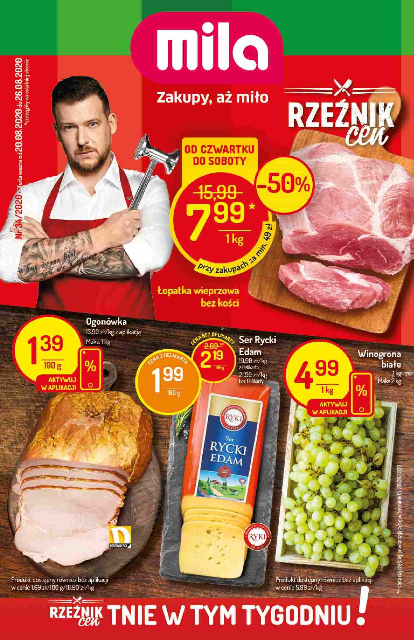 Gazetka promocyjna Mila str. 1