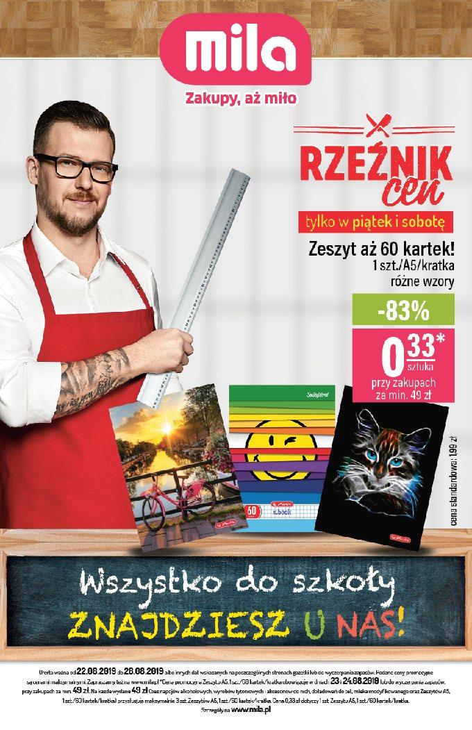 Gazetka promocyjna Mila str. 1