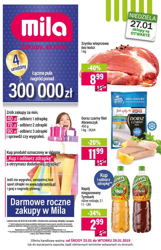 Gazetka promocyjna Mila str. 1