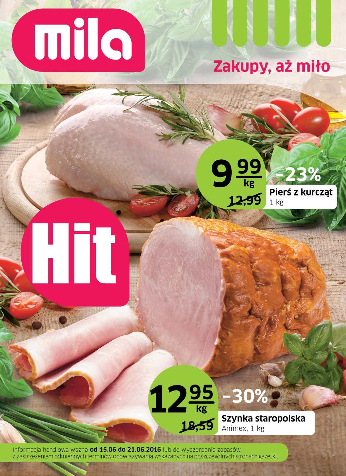 Gazetka promocyjna Mila str. 1