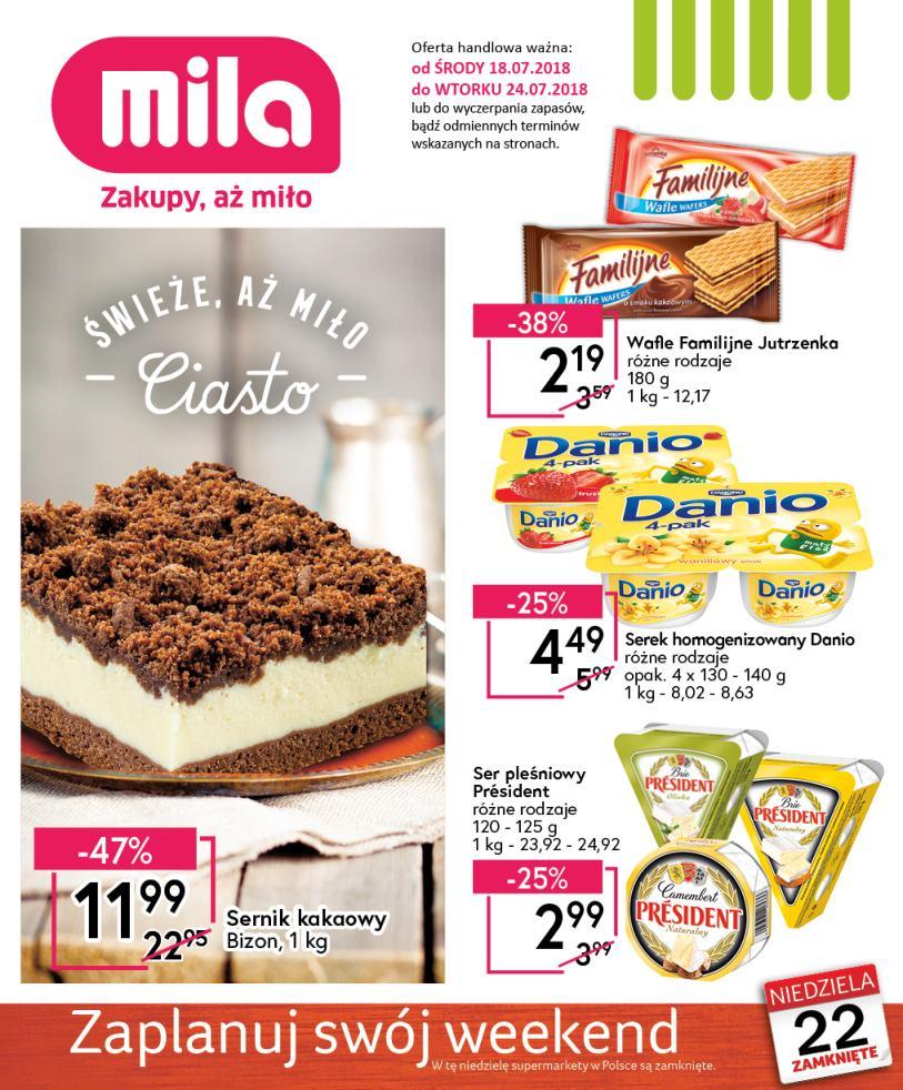 Gazetka promocyjna Mila str. 1