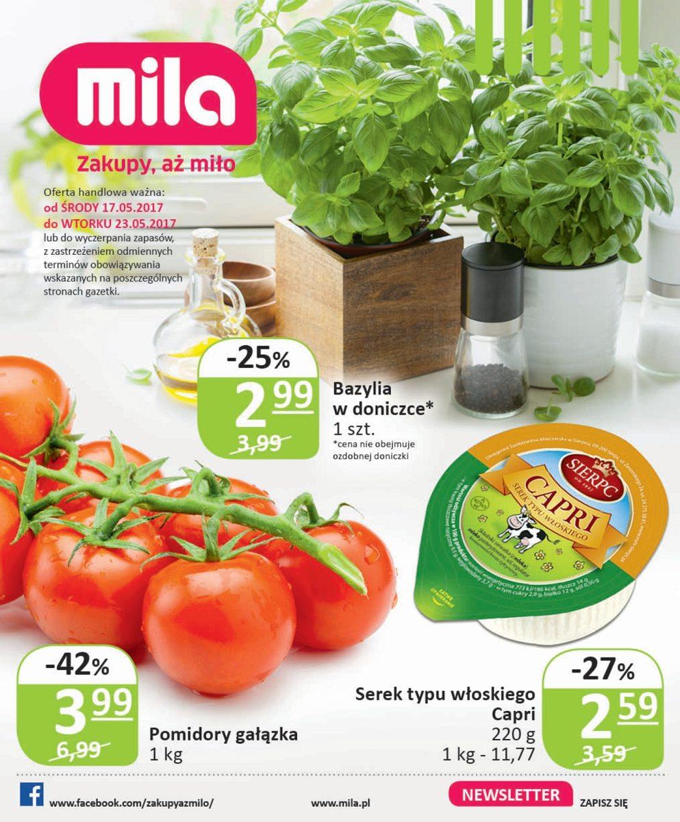 Gazetka promocyjna Mila str. 1