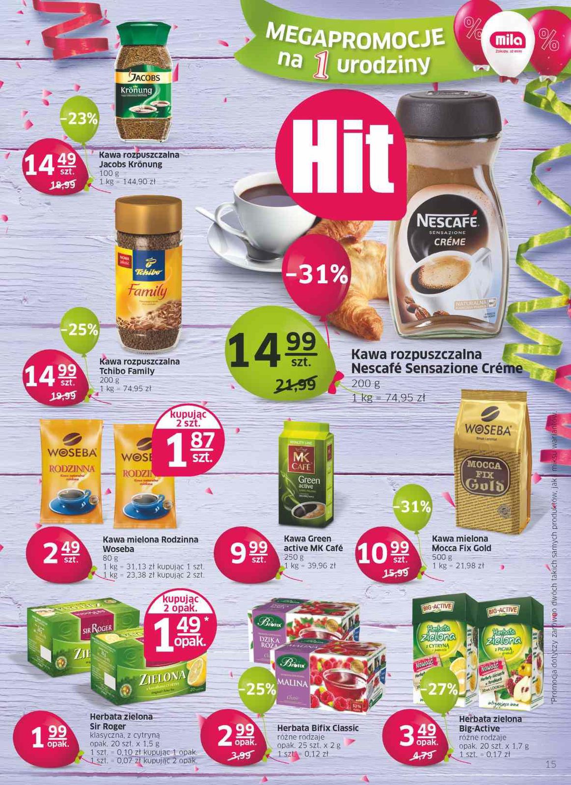 Gazetka promocyjna Mila str. 15