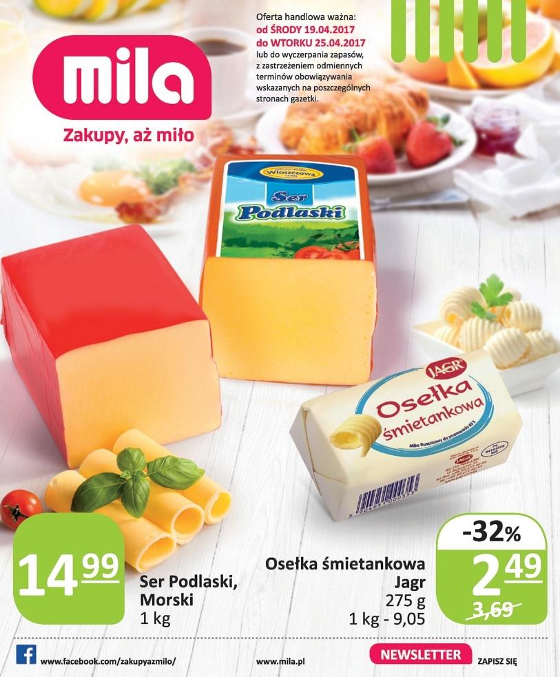 Gazetka promocyjna Mila str. 1