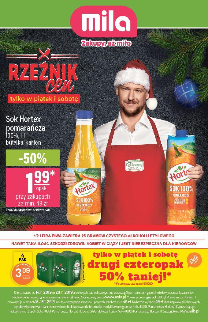 Gazetka promocyjna Mila str. 1