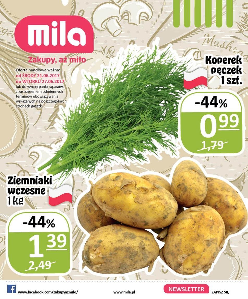 Gazetka promocyjna Mila str. 1