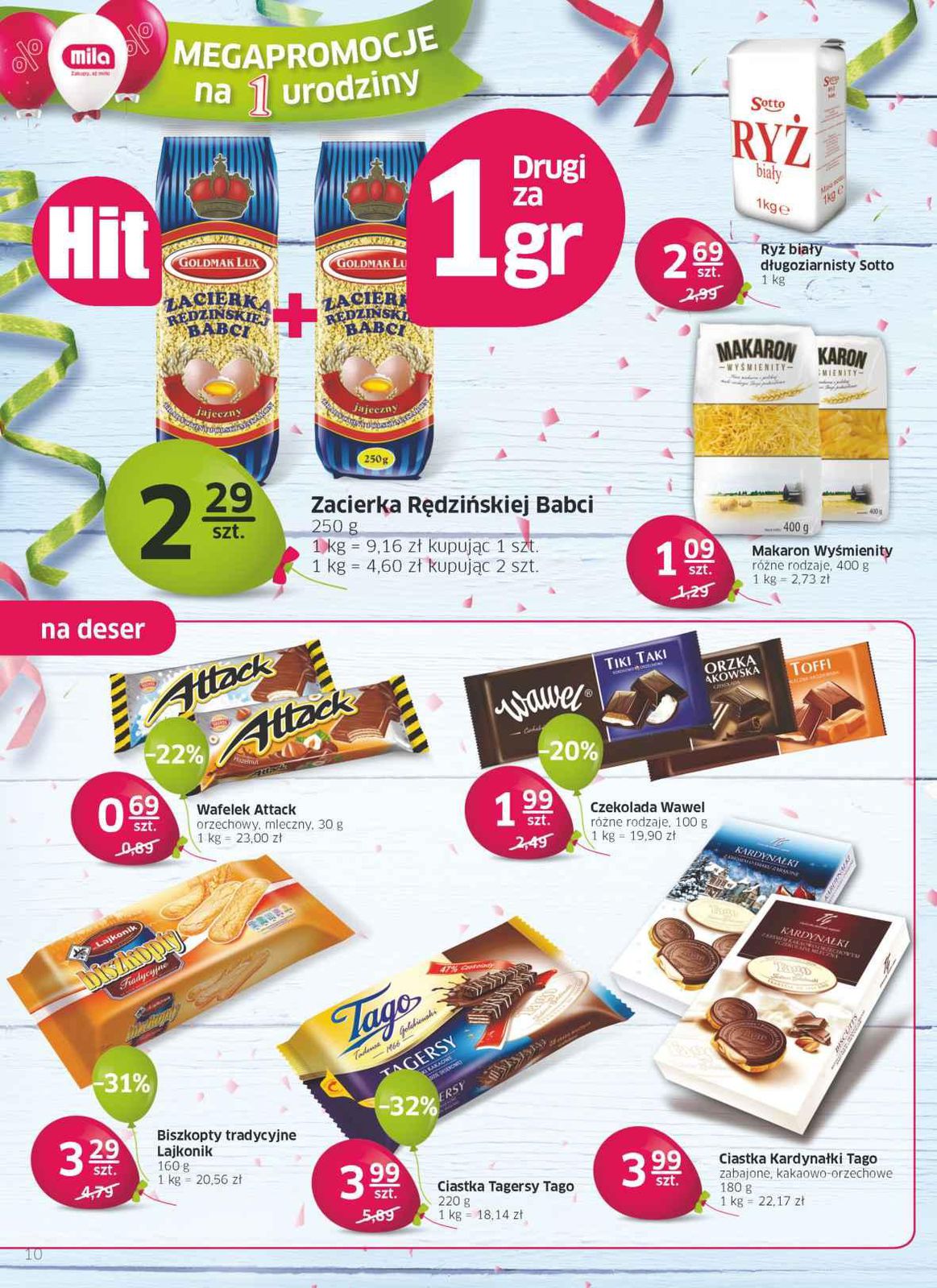 Gazetka promocyjna Mila str. 10