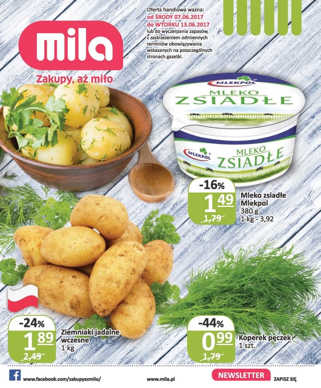 Gazetka promocyjna Mila str. 1