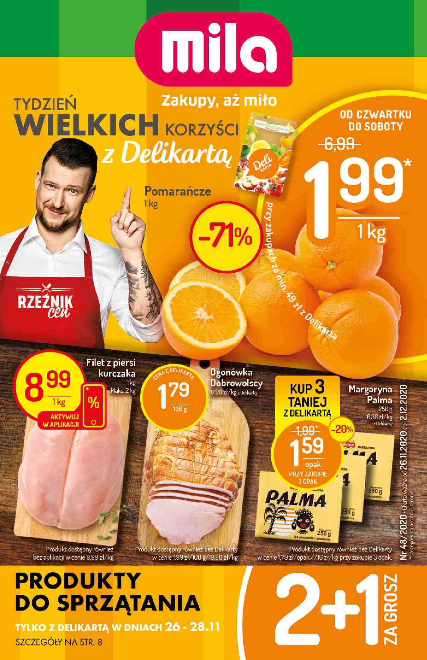 Gazetka promocyjna Mila str. 1