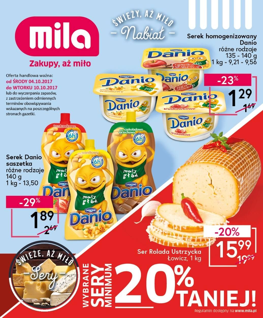 Gazetka promocyjna Mila str. 1