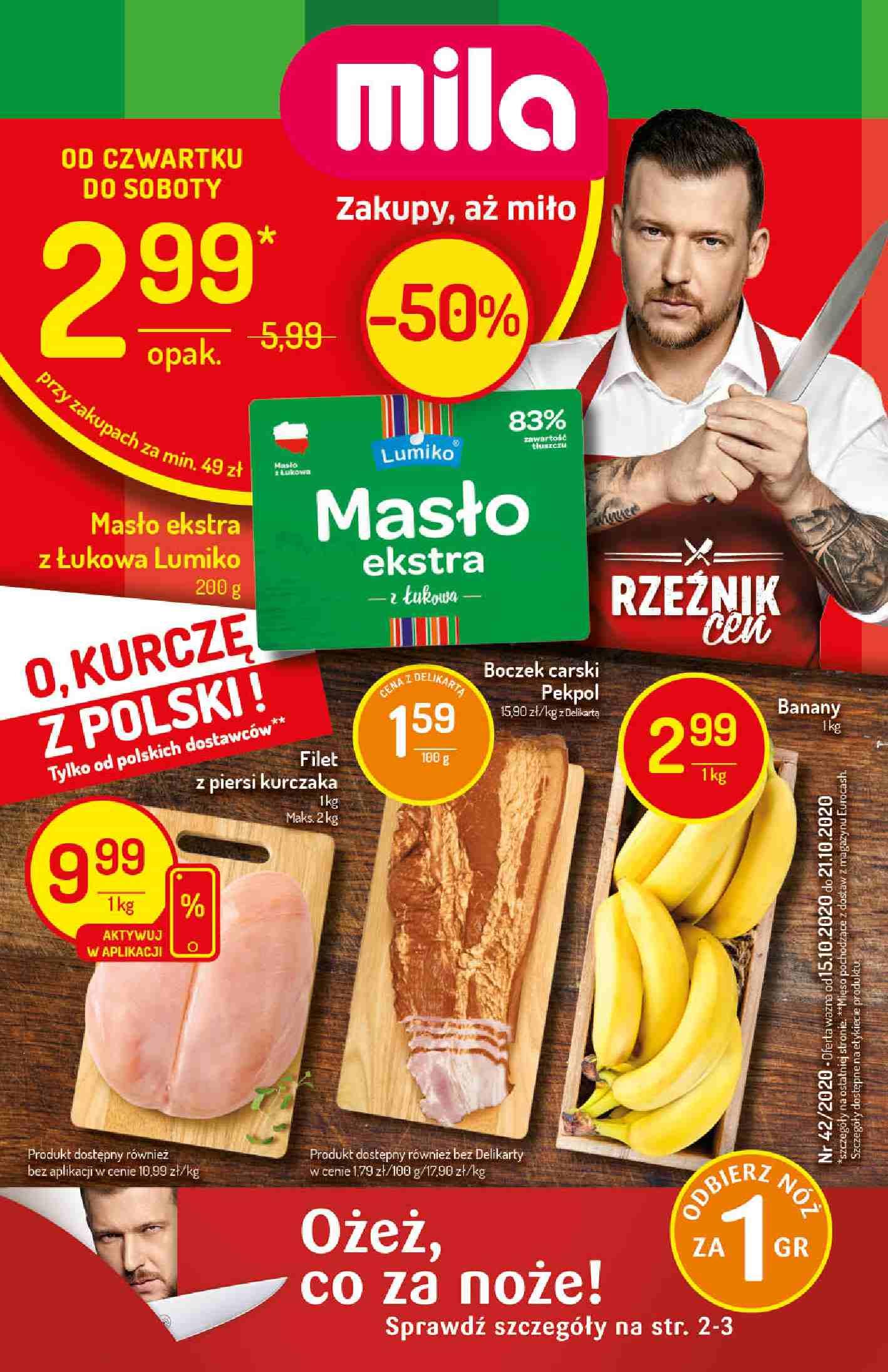 Gazetka promocyjna Mila str. 1