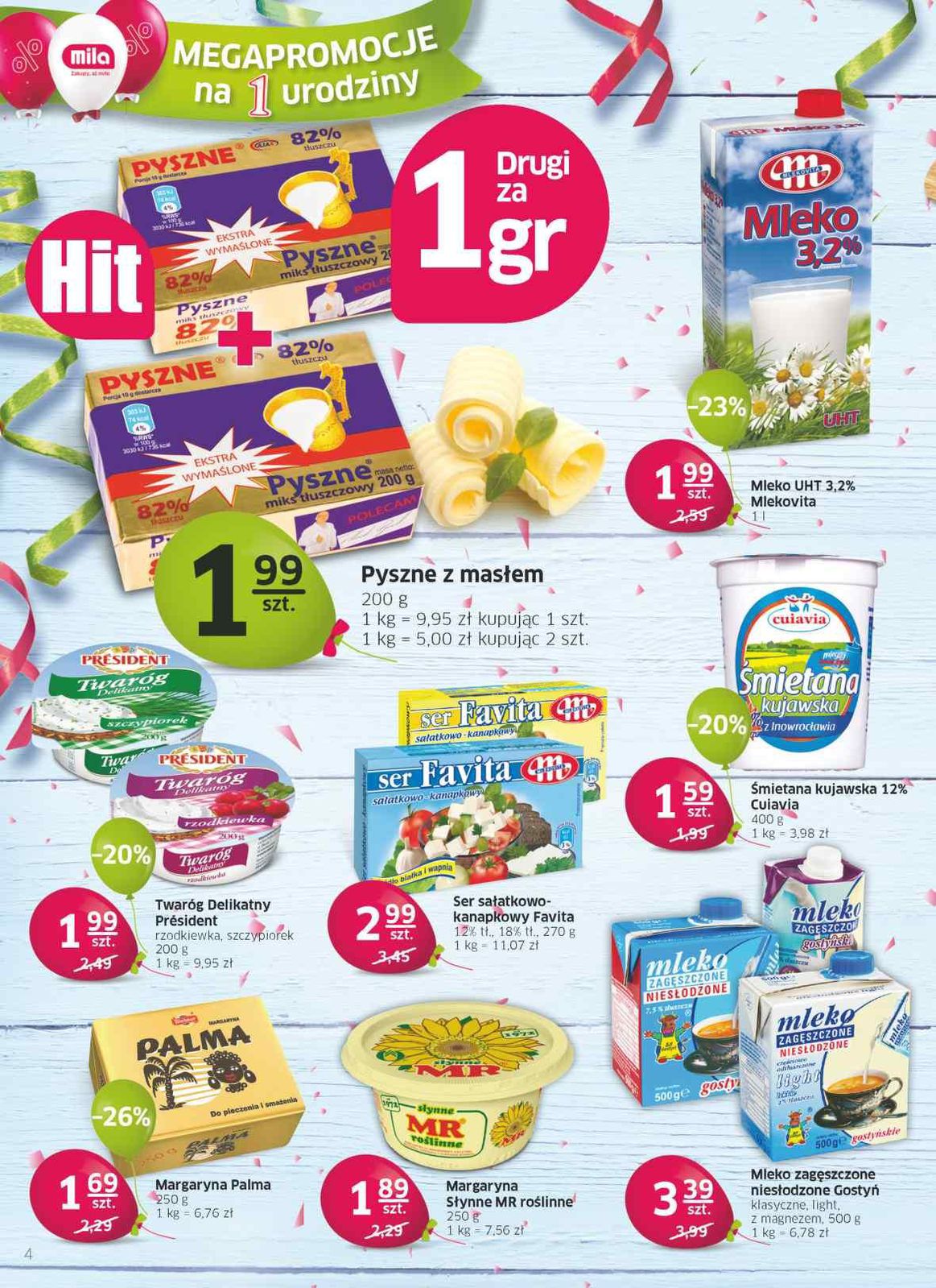 Gazetka promocyjna Mila str. 4