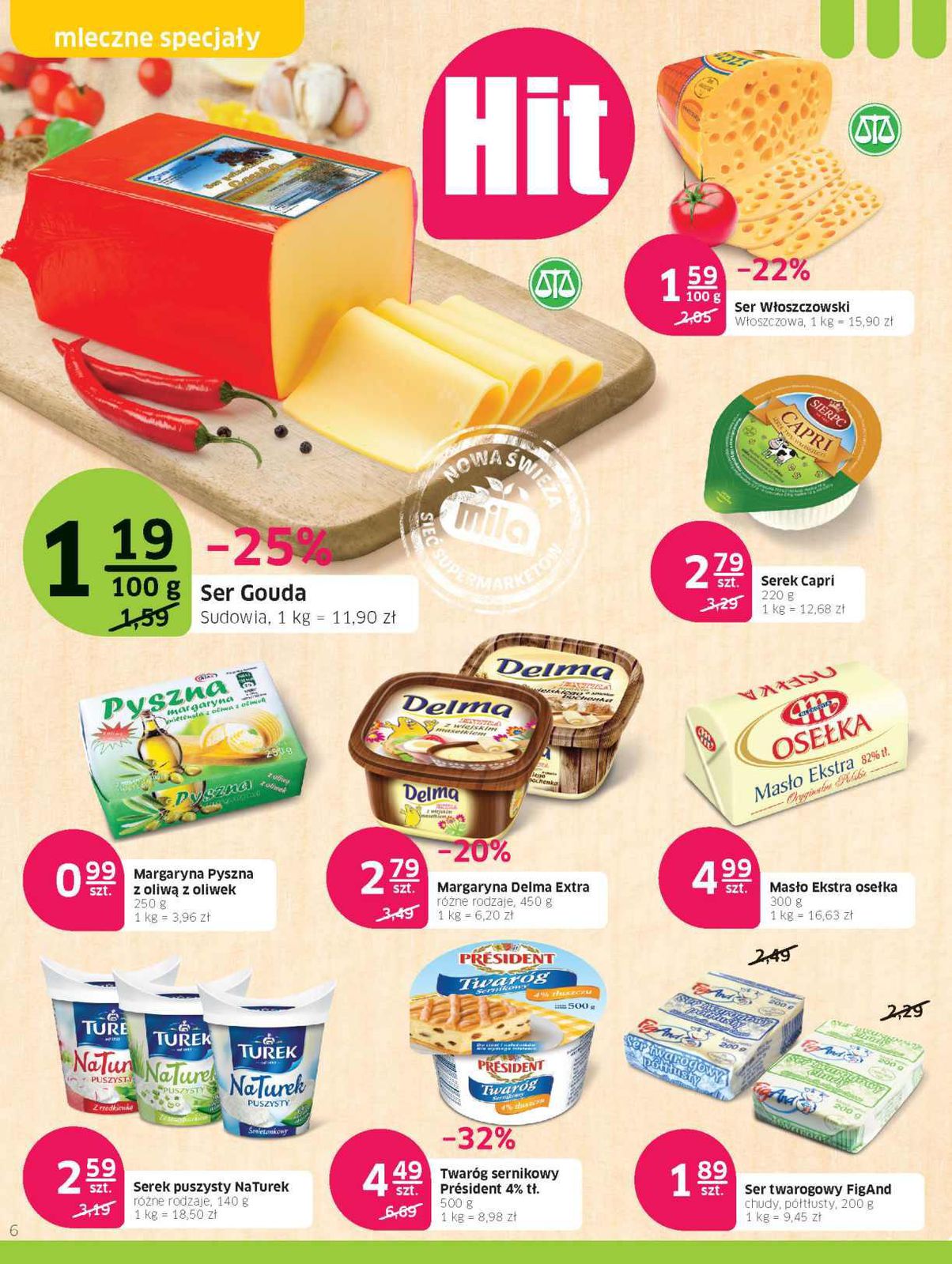 Gazetka promocyjna Mila str. 6
