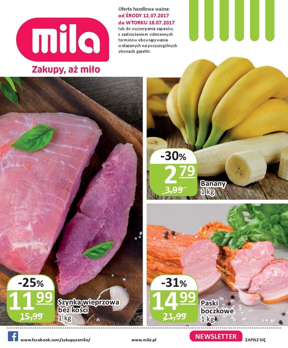 Gazetka promocyjna Mila str. 1