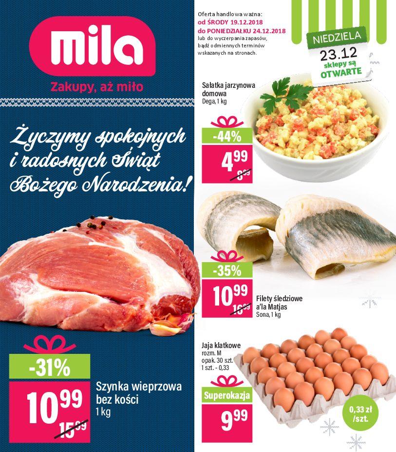 Gazetka promocyjna Mila str. 1