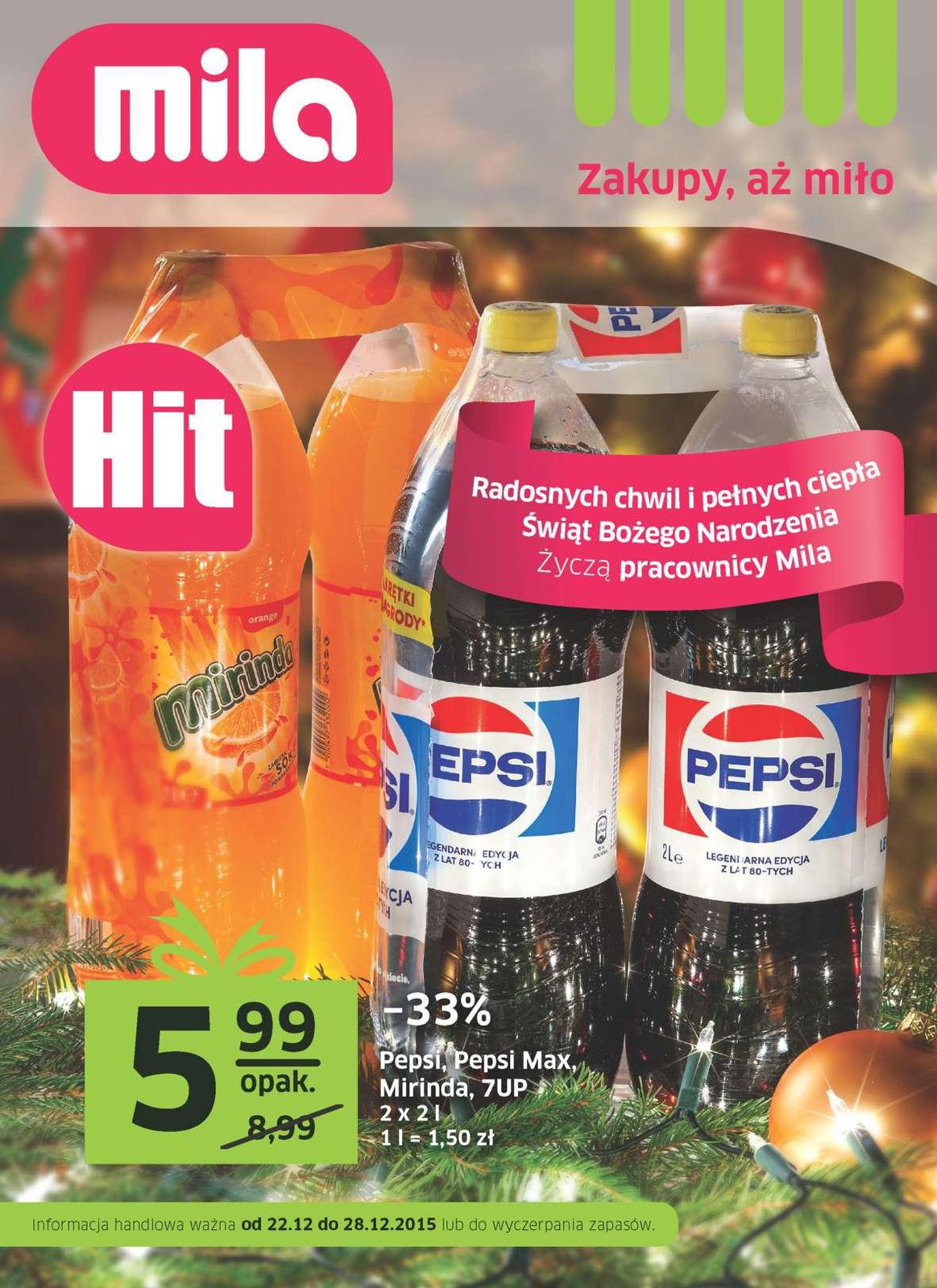 Gazetka promocyjna Mila str. 1