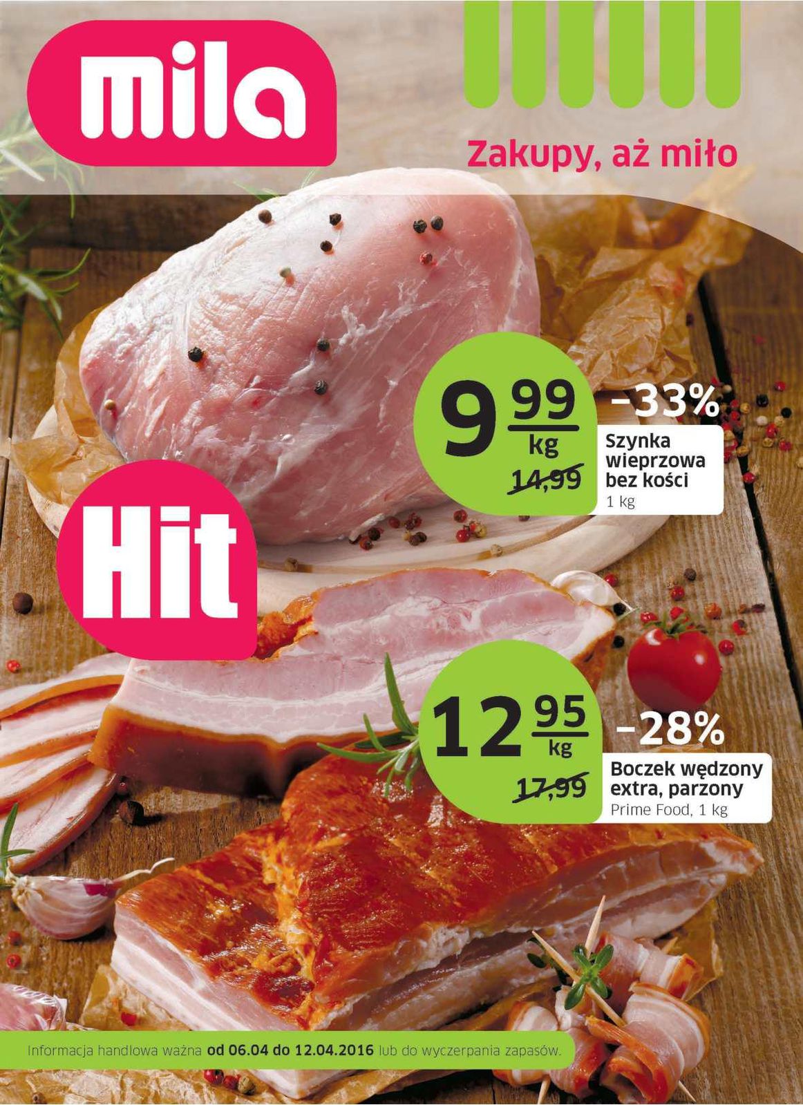 Gazetka promocyjna Mila str. 1