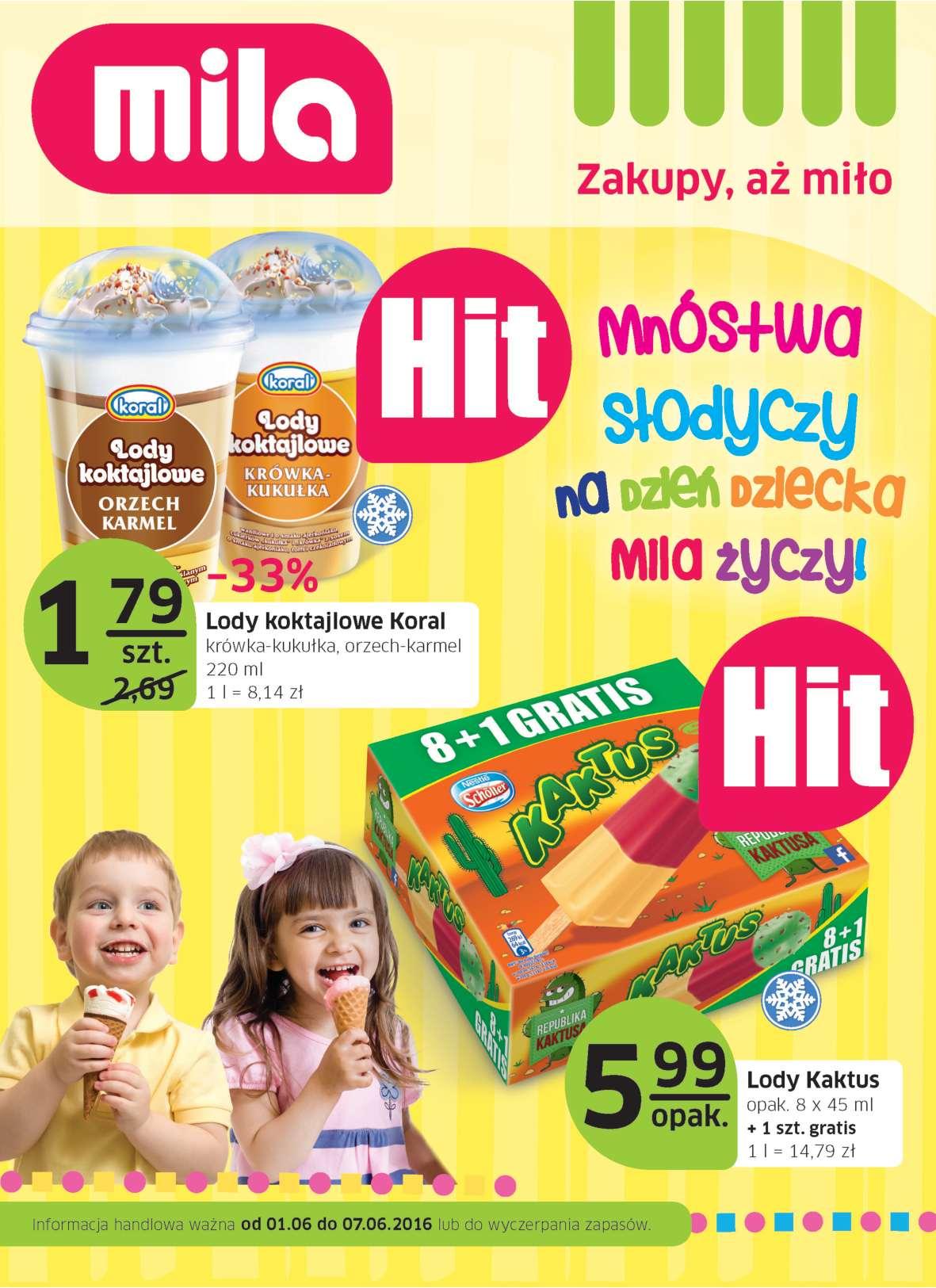 Gazetka promocyjna Mila str. 1
