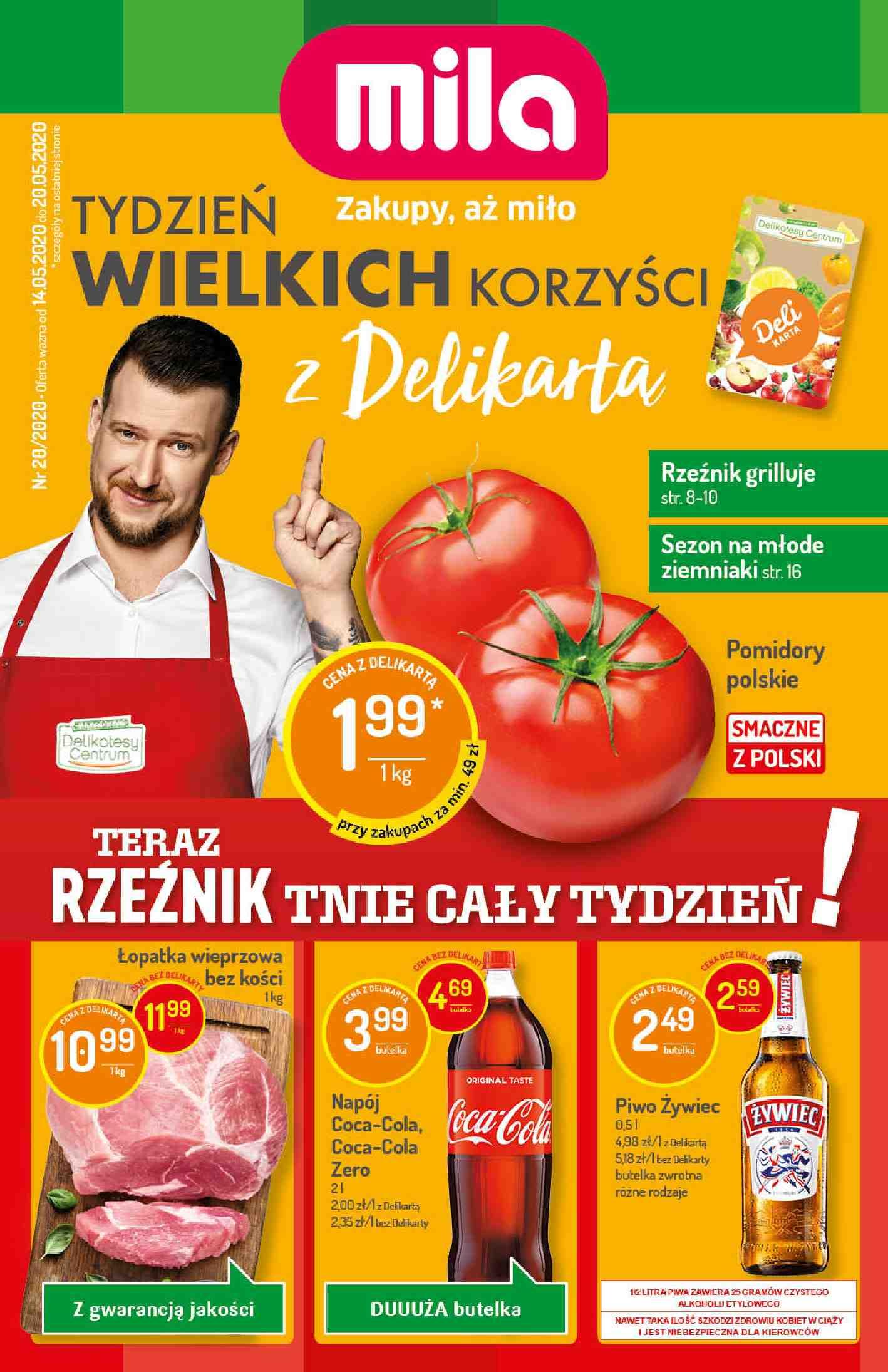 Gazetka promocyjna Mila str. 1