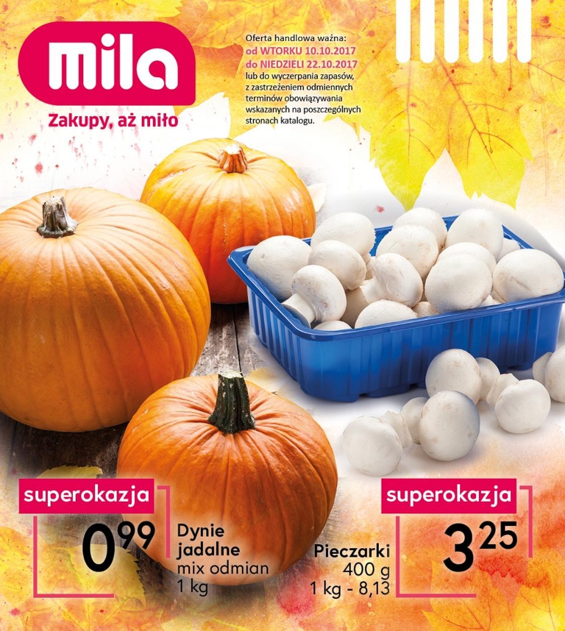 Gazetka promocyjna Mila str. 1