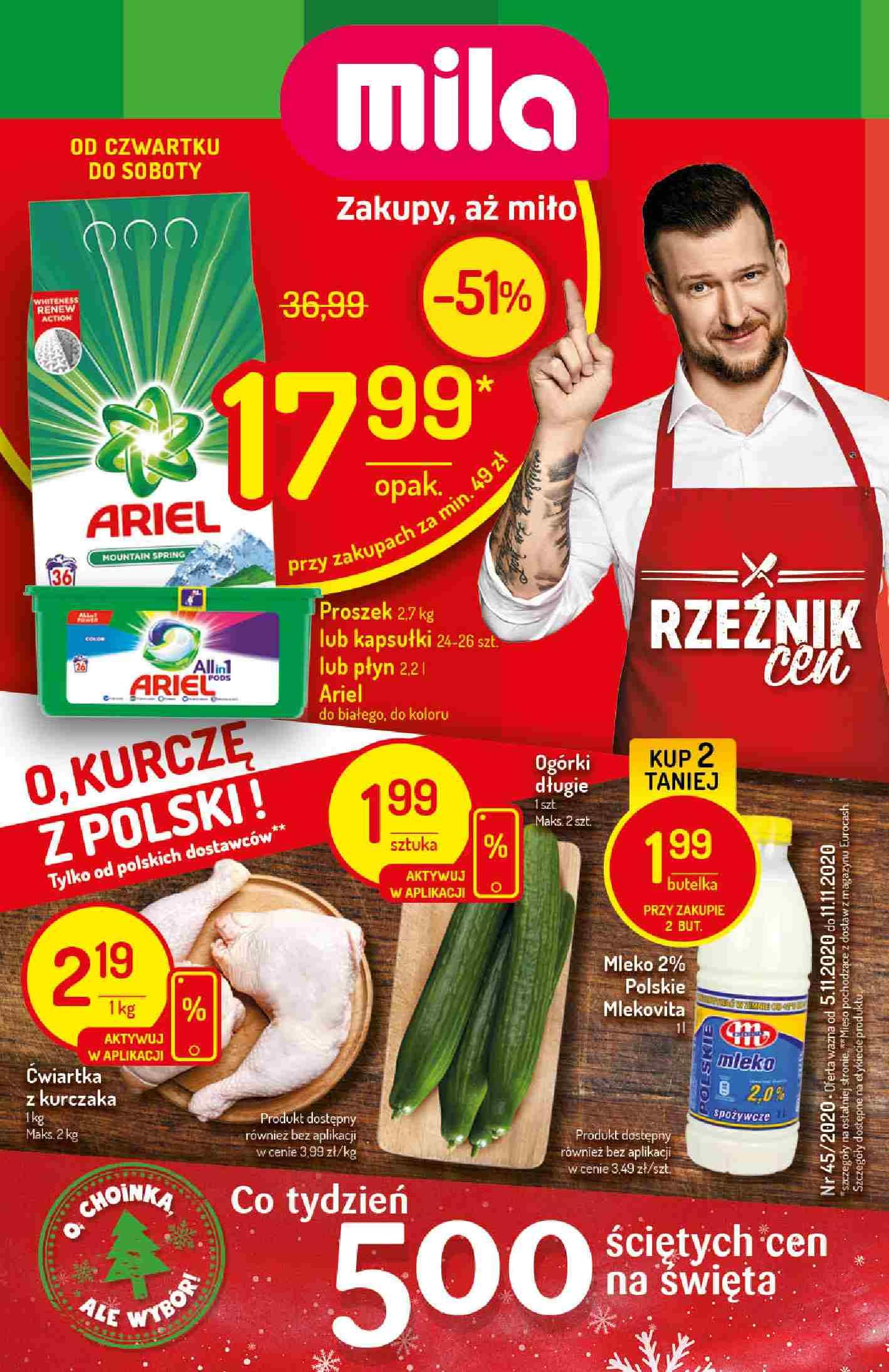 Gazetka promocyjna Mila str. 1