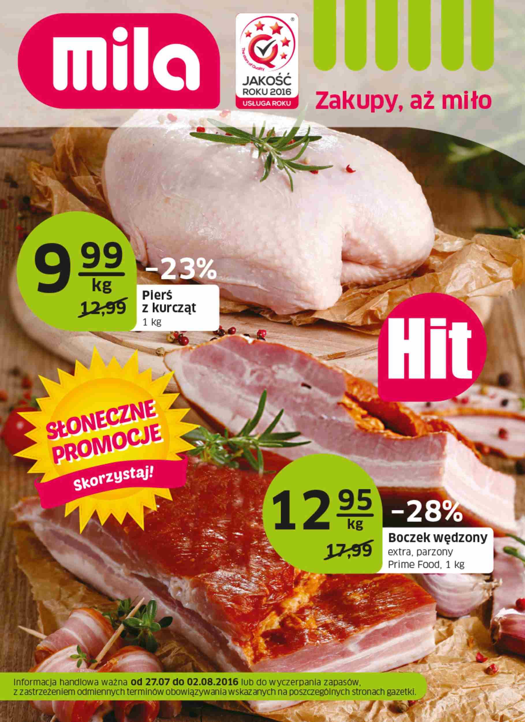 Gazetka promocyjna Mila str. 1