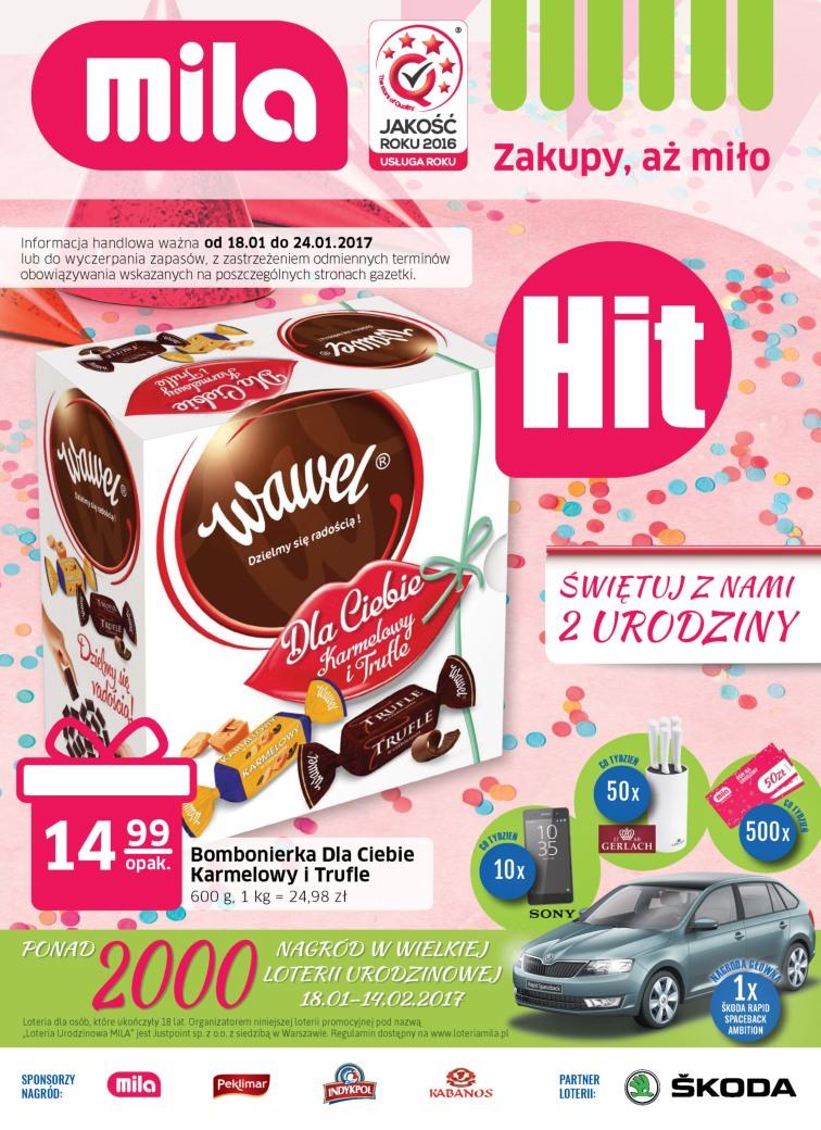 Gazetka promocyjna Mila str. 1