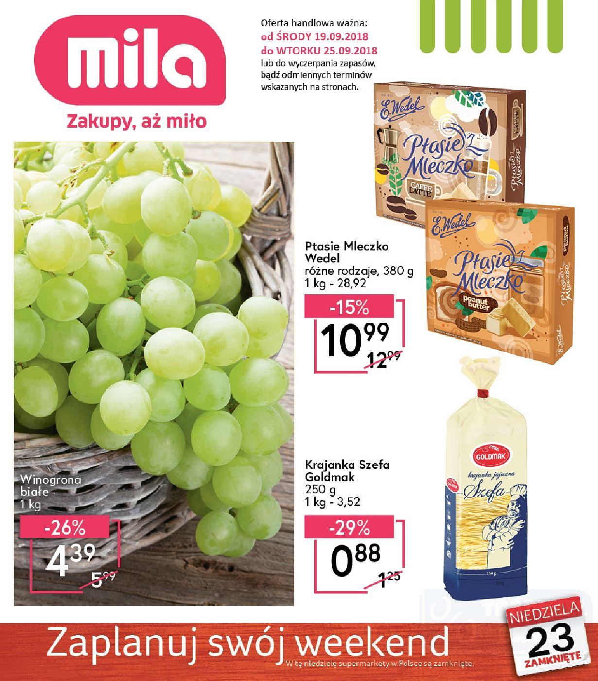 Gazetka promocyjna Mila str. 1
