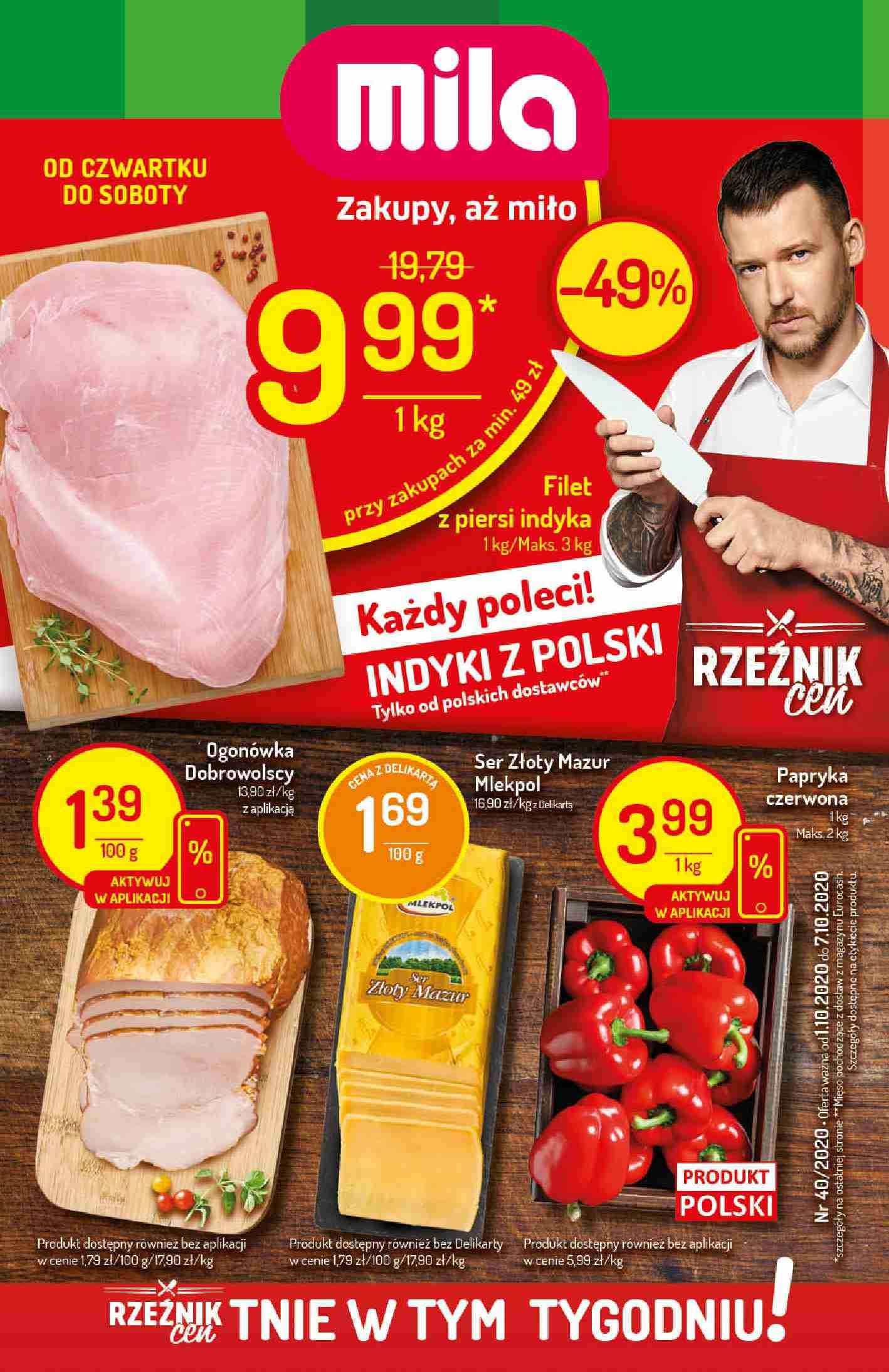 Gazetka promocyjna Mila str. 1