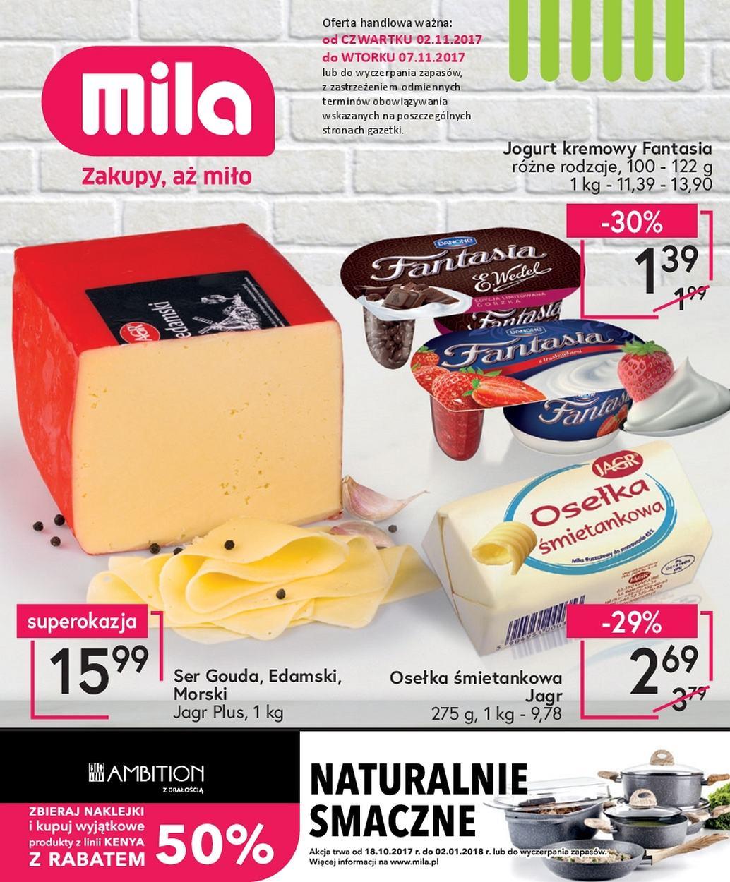 Gazetka promocyjna Mila str. 1