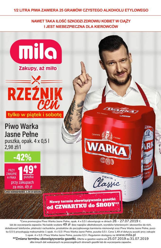 Gazetka promocyjna Mila str. 1