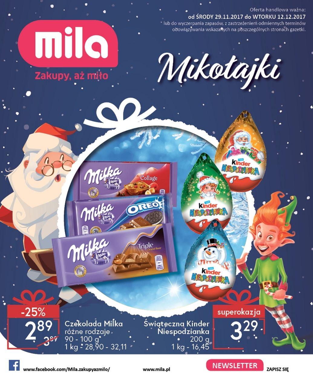 Gazetka promocyjna Mila str. 1